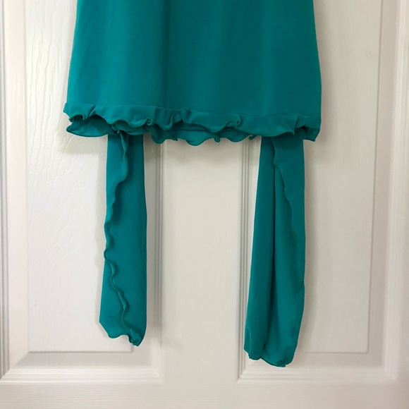 “To the Max” Versatile Sleeveless Wrap Top Teal - Picture 8 of 16